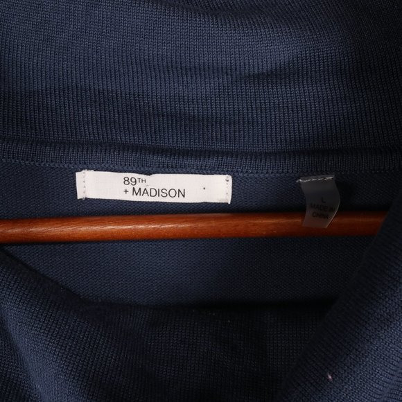 89th + Madison Asymmetrical Cowl Neck Sweater - Picture 4 of 4